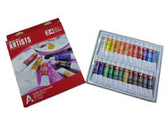 La peinture libre d'art de couleur de combinaison colore l'ensemble de couleur acrylique 12 X 12ml/24 tubes de X 12ml
