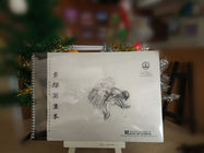 Le carnet à dessins adapté aux besoins du client 100gsm 60 de papier de dessin de croquis de protection de peinture d'artiste de couverture couvre