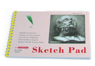Livre de dessin de protection de croquis de crayon de livre blanc, protection en spirale de dessin de croquis